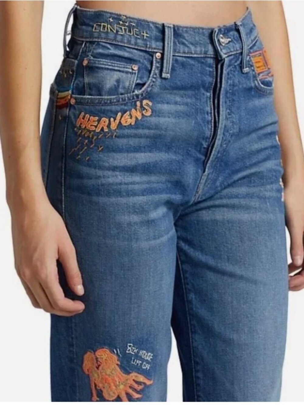 NWT Rare HTF MOTHER SUPERIOR Rambler Sneak Running With Scissors Cosmic Jeans 27